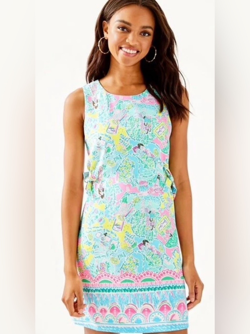 Lilly Pulitzer Marli Stretch Shift Dress Pop Up In The Beginning Size 0